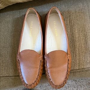 Cole Haan Women's Brown Leather Loafers